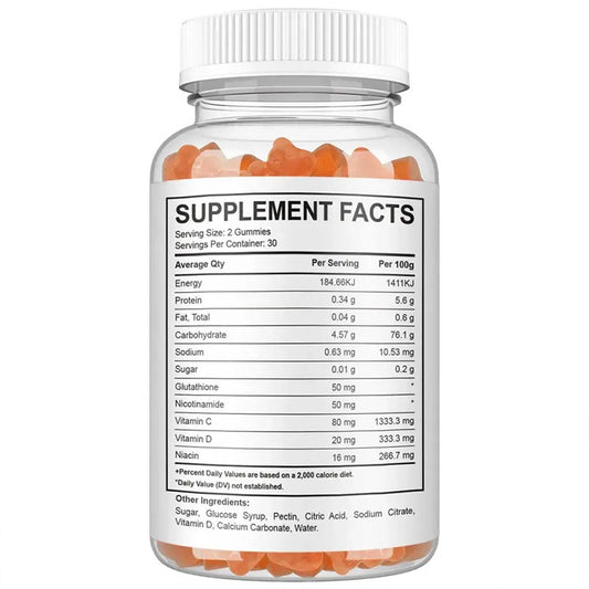 Glutathione, Collagen and Niacinamide gummies