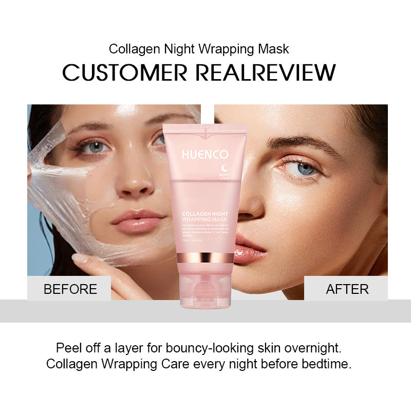 Collagen peel-off sleeping face mask