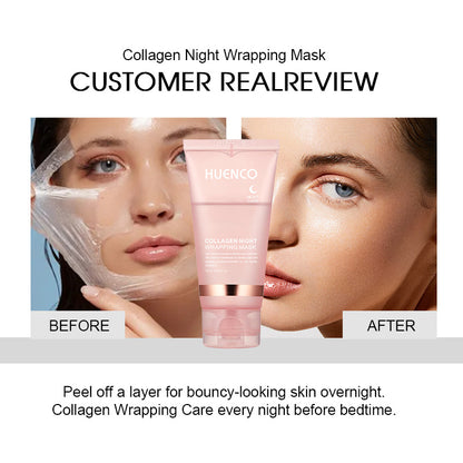 Collagen peel-off sleeping face mask