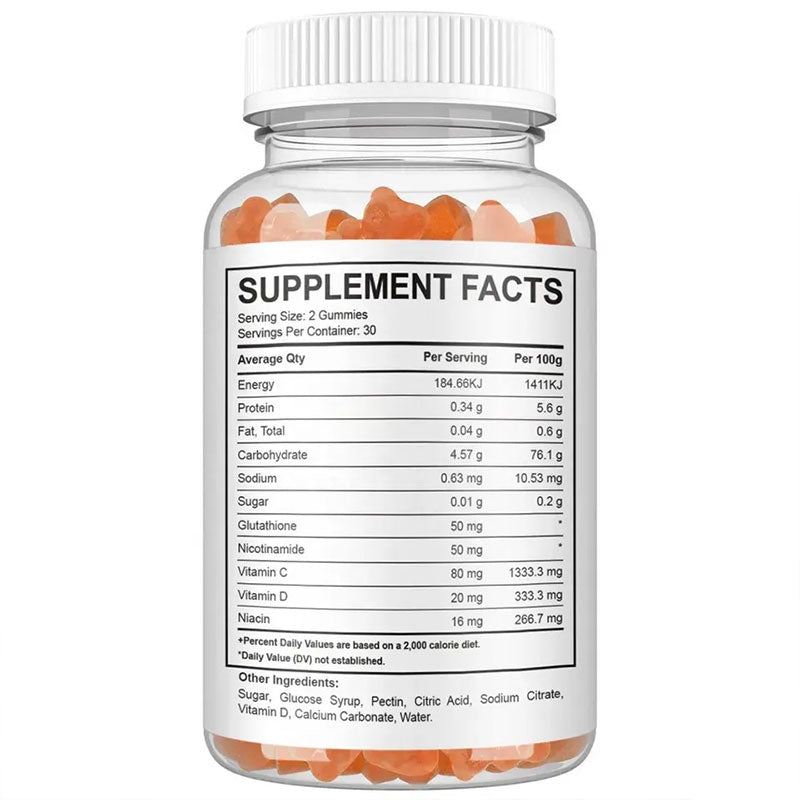 Glutathione, Collagen and Niacinamide gummies