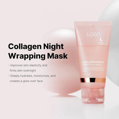 Collagen peel-off sleeping face mask