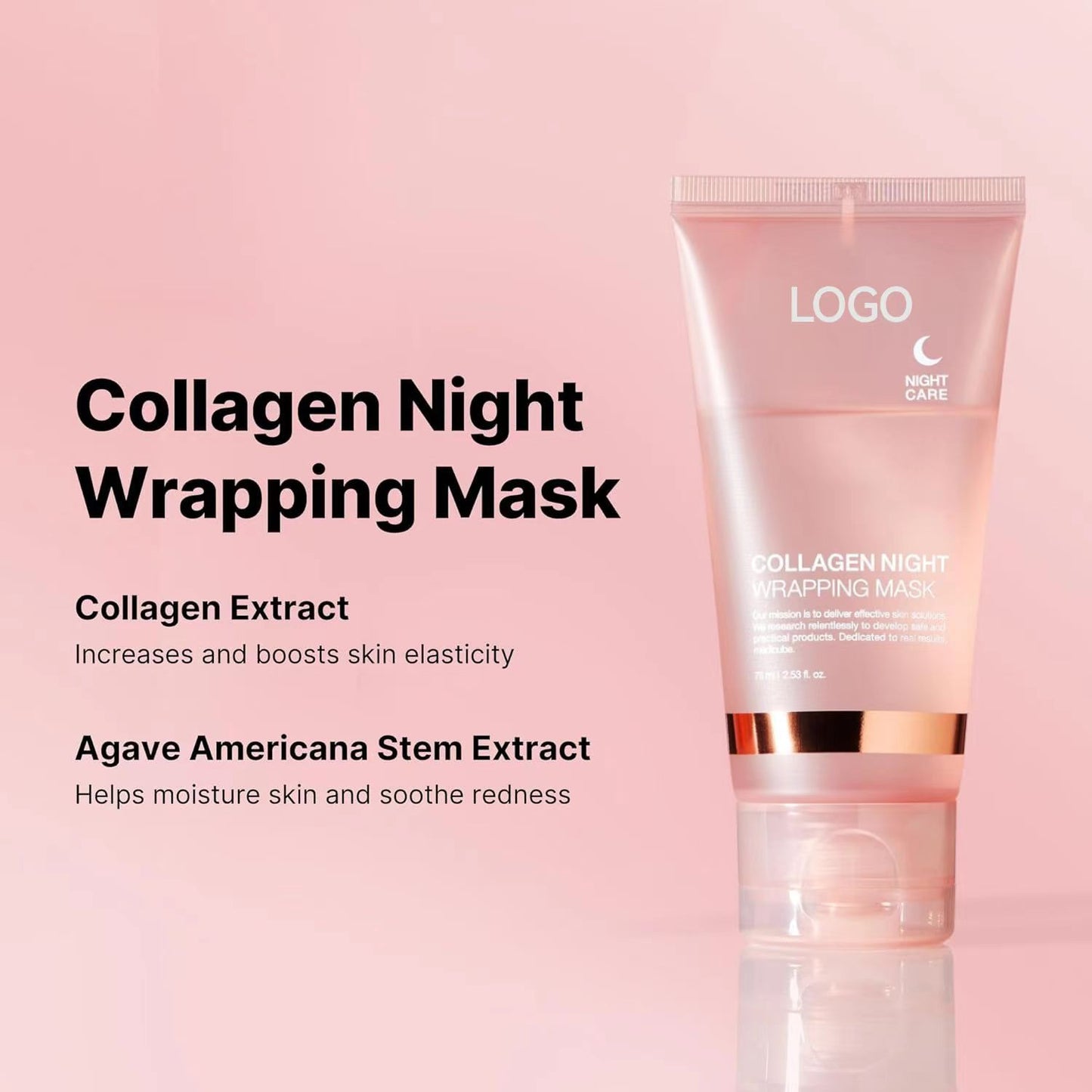 Collagen peel-off sleeping face mask